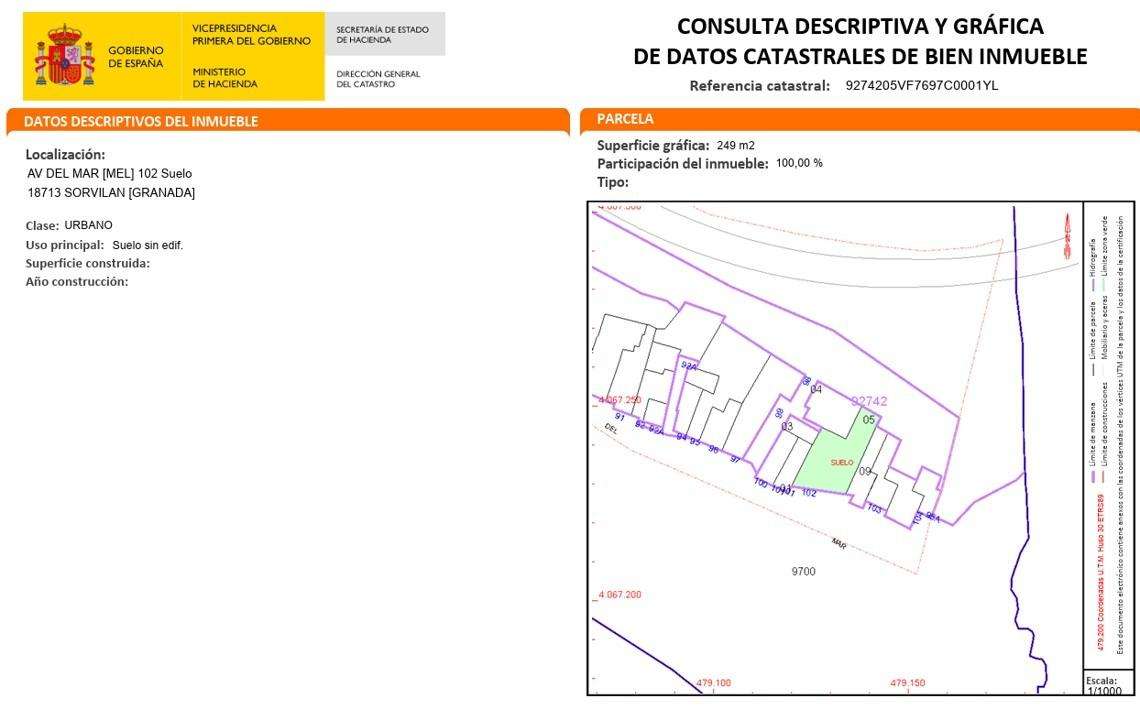 Solar en venta en GRANADA, Albuñol, Referencia: DH03577 Solar en venta en GRANADA